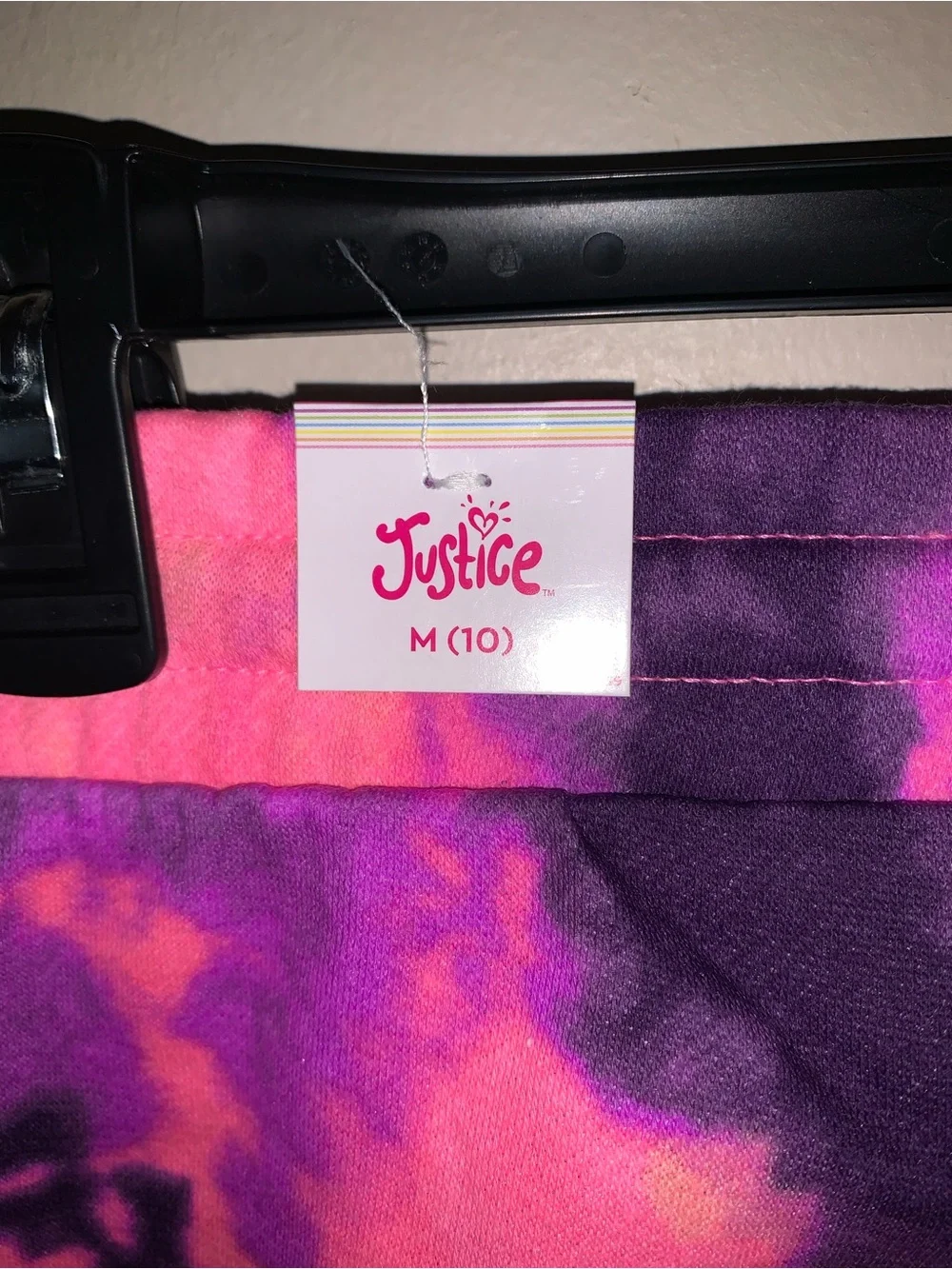 Justice Pink Purple Tie-Dye Jogger Sweatpants